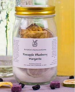 Mason Jar Cocktail Infusion - Pineapple Blueberry Margarita